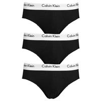 Calvin Klein Slip, 3er-Pack, Baumwoll-Jersey, Logoschriftzug, für Herren, schwarz