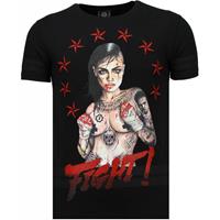 Local Fanatic  T-Shirt Fighter! Strass