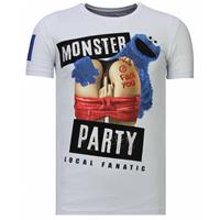 Local Fanatic  T-Shirt Monster Party Strass