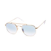 Ray-Ban Zonnebril Marshal 3648 001/3F Goud Light Blauw Verloop | Sunglasses