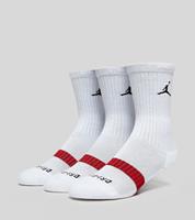 Jordan 3 Pack Crew Socken - Herren, White/White/White/Black