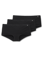 Schiesser 3-Pack Basic Shorts Zwart