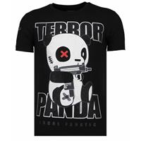 Local Fanatic  T-Shirt Terror Panda Strass