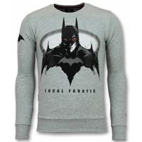 Local Fanatic Batman Trui - Batman Heren Sweater - Truien Mannen - Grijs