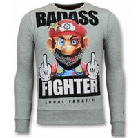 Local Fanatic Mario Trui - Fight Club Heren Sweater - Grijs
