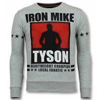Local Fanatic Mike Tyson Trui - Iron Mike Heren Sweater -Truien Mannen - Grijs