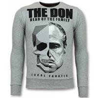 Local Fanatic Godfather Trui - Godfather Heren Sweater - The Don - Grijs