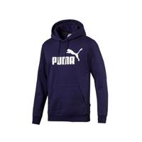 Puma Ess Hoody Fl Big Logo - Donkerblauwe Sweater
