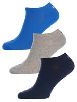 Puma 3-pack Sokken Invisible Blauw / Blauw / Grijs Melange - Unisex
