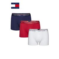 Tommy Hilfiger Set van 3 boxershorts in wit/rood/marineblauw-Multi