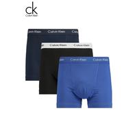 Calvin Klein Heren 3-Pack Trunk Boxershorts Zwart Blauw