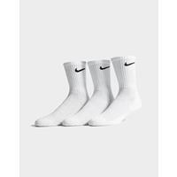 Nike 3 Pack Cushioned Crew Socks - Wit - Heren