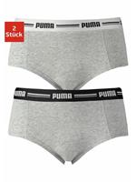 Puma 2-pack Iconic Mini Boxershorts Grijs Melange