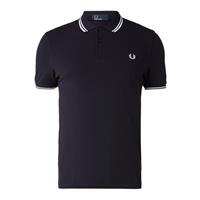 fredperry Fred Perry - Slim Fit Twin Tipped Navy/White - Polos