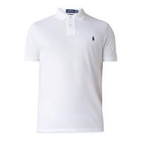 Polo Ralph Lauren Men's Custom Slim Fit Mesh Polo Shirt - White - S