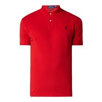 Polo Ralph Lauren Men's Custom Slim Fit Mesh Polo Shirt - RL2000 Red - S