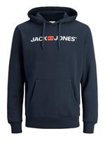Jack & Jones Logo Hoodie Heren Blauw