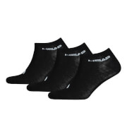 Head Unisex Sport Sneakersocken, 3er Pack - weicher Baumwollmix, einfarbig, schwarz