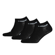 Head 3-pack Unisex Sneaker Sock Black-43-46