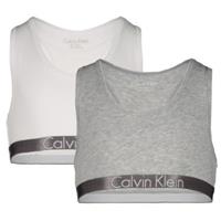 Calvin Klein Meisjes 2-Pack Bralettes Grijs Roze 