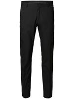 Selected Homme Slim-fit pantalon met stretch in zwart