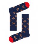 Happy Socks-Sokken-Gingerbread Man-Blauw
