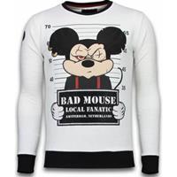 Local Fanatic Sweater Bad Mouse - Rhinestone Sweater