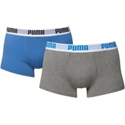 Puma Boxershort Duo-verpakking Blue-Grey NOS-S