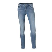 Noisy May Nmkimmy Cropped Normal Waist Skinny Jeans Dames Blauw