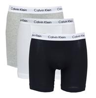 Calvin Klein Heren 3-Pack Brief Boxershorts Zwart Grijs Wit