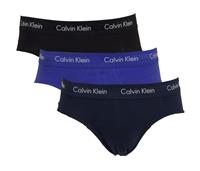 Calvin Klein Heren 3-Pack Hip Brief Slips Blauw Zwart