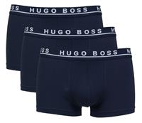 BOSS Pants, 3er-Pack, Bund mit Marken-Schriftzug, Baumwoll-Stretch, für Herren, dunkelblau