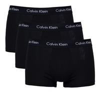 Calvin Klein Heren Boxershort 3p Low Rise Trunk Zwart