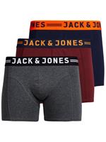 Jack & Jones Boxer »JAC Lichfield Trunks« (3 Stück) mit kontrastfarbigem Bund