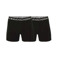 Muchachomalo Boxershorts 2er-Pack Schwarz