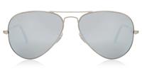 Ray-Ban Ray Ban Aviator mirror Uniseks Sunglasses Gläser: Grijs Polarisierte, Frame: Zilver - RB3025 019/W3 58-14