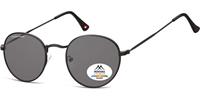 Montana Collection By SBG zonnebril unisex rond zwart MP92 XL