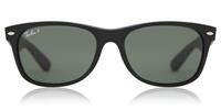 Ray-Ban Ray Ban New wayfarer classic Uniseks Sunglasses Gläser: Groen Polarisierte, - RB2132 622/58 55-18