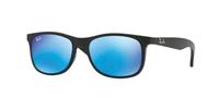Ray-Ban Junior Ray Ban Rj9062s Uniseks Sunglasses Gläser: Blauw, Frame: Zwart - RJ9062S 701355 48-16