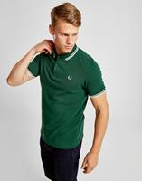 Fred Perry Slim Twin Tipped Short Sleeve Polo Shirt - Ivy Green - Heren