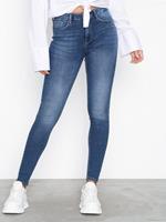 Only Paola High Waist Dames Skinny Jeans - Maat W30 X L32