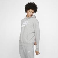 Nike Hoodie NSW Club - Grau/Weiß