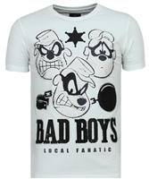 Local Fanatic  T-Shirt Beagle Boys Rhinestones Shirt Mit