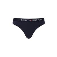 Tommy Hilfiger String, meliert, Logo-Bund, für Damen, navy