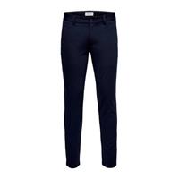 Only & Sons slim fit chino Mark donkerblauw