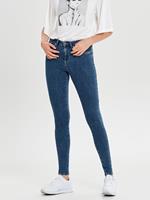 ONLY Onlpower Mid Push Up Skinny Jeans Dames Blauw
