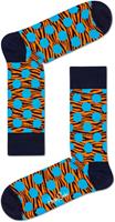 Happy Socks 1pack Sokken Tiger Dot Navy 