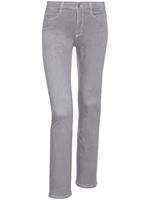 Mac Jeans "Dream Skinny", Used-Look, schmaler Schnitt, uni, hellgrau