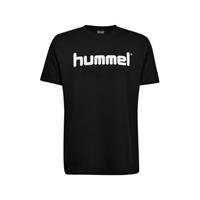 hummel hmlGO Kinder Baumwoll Logo T-Shirt kurzarm black