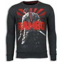 Local Fanatic  Sweatshirt Rambo Strass Steinkohle